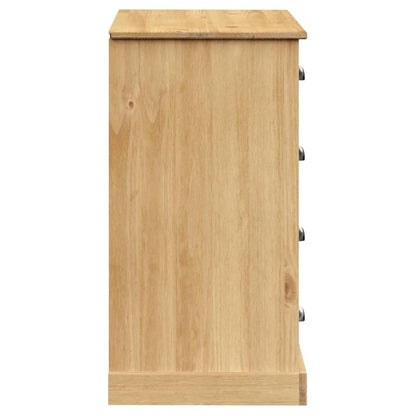 vidaXL Sideboard with Drawers VIGO 113x40x75 cm Solid Wood Pine 6