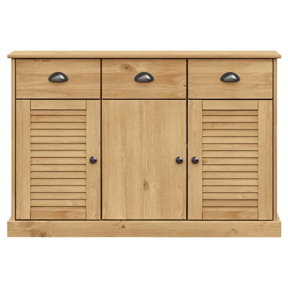 vidaXL Sideboard with Drawers VIGO 113x40x75 cm Solid Wood Pine 5