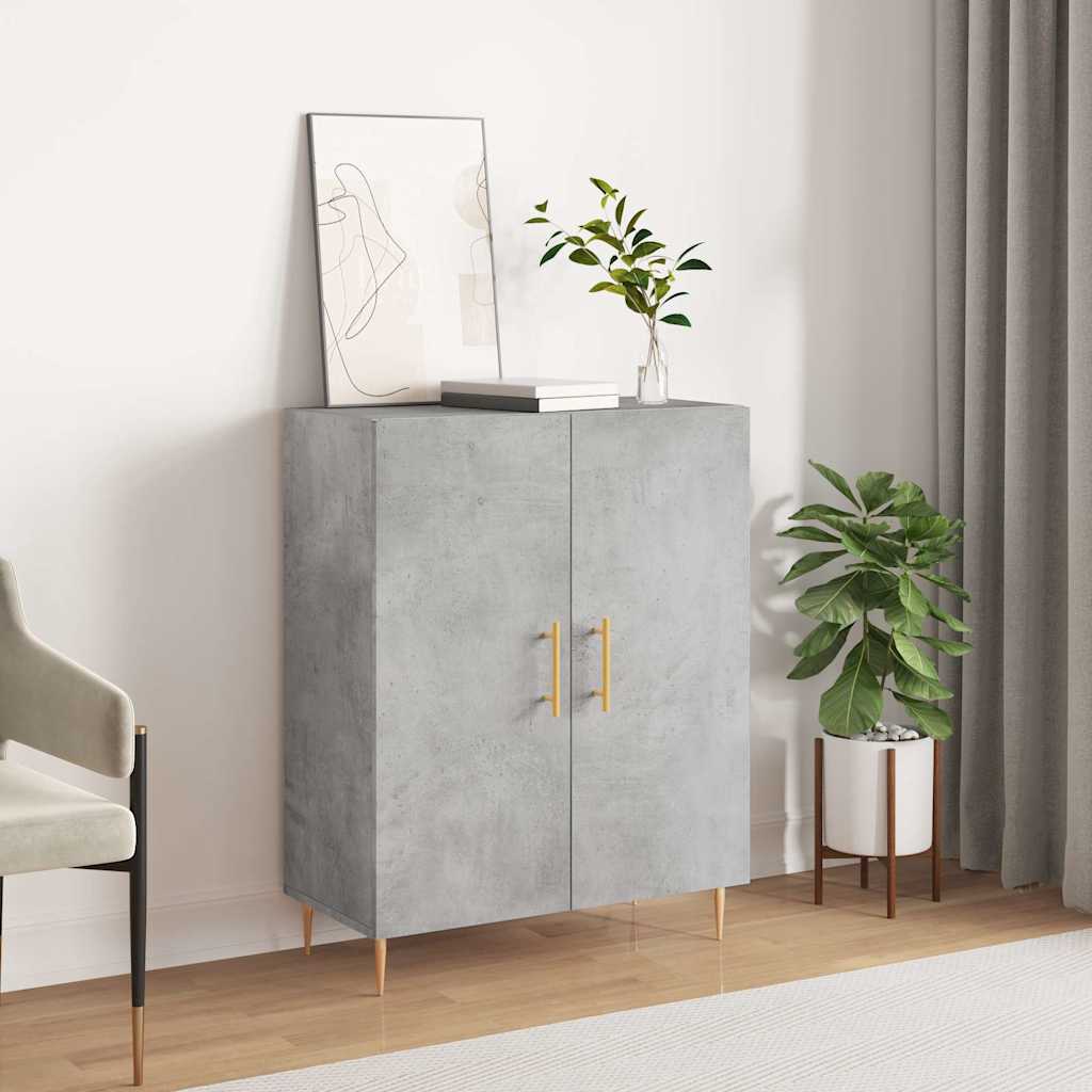 Sideboard 69,5x34x90 cm Engineered Wood Concrete grey