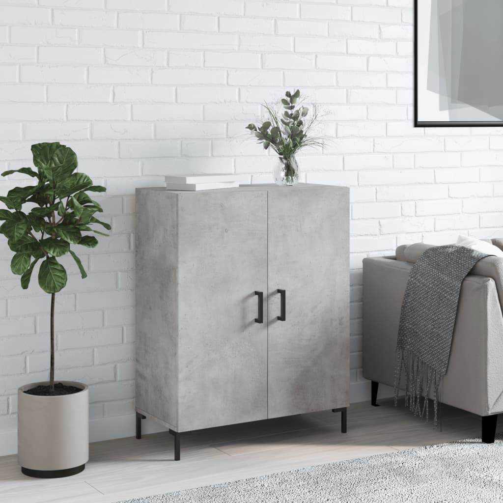 Sideboard 69,5x34x90 cm Engineered Wood Concrete grey