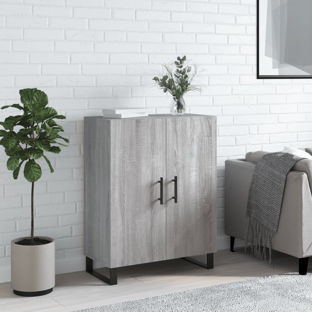 Sideboard 69,5x34x90 cm Engineered Wood Grey sonoma