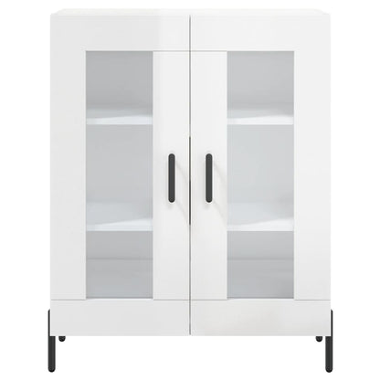 Sideboard 69,5x34x90 cm Engineered Wood High gloss white