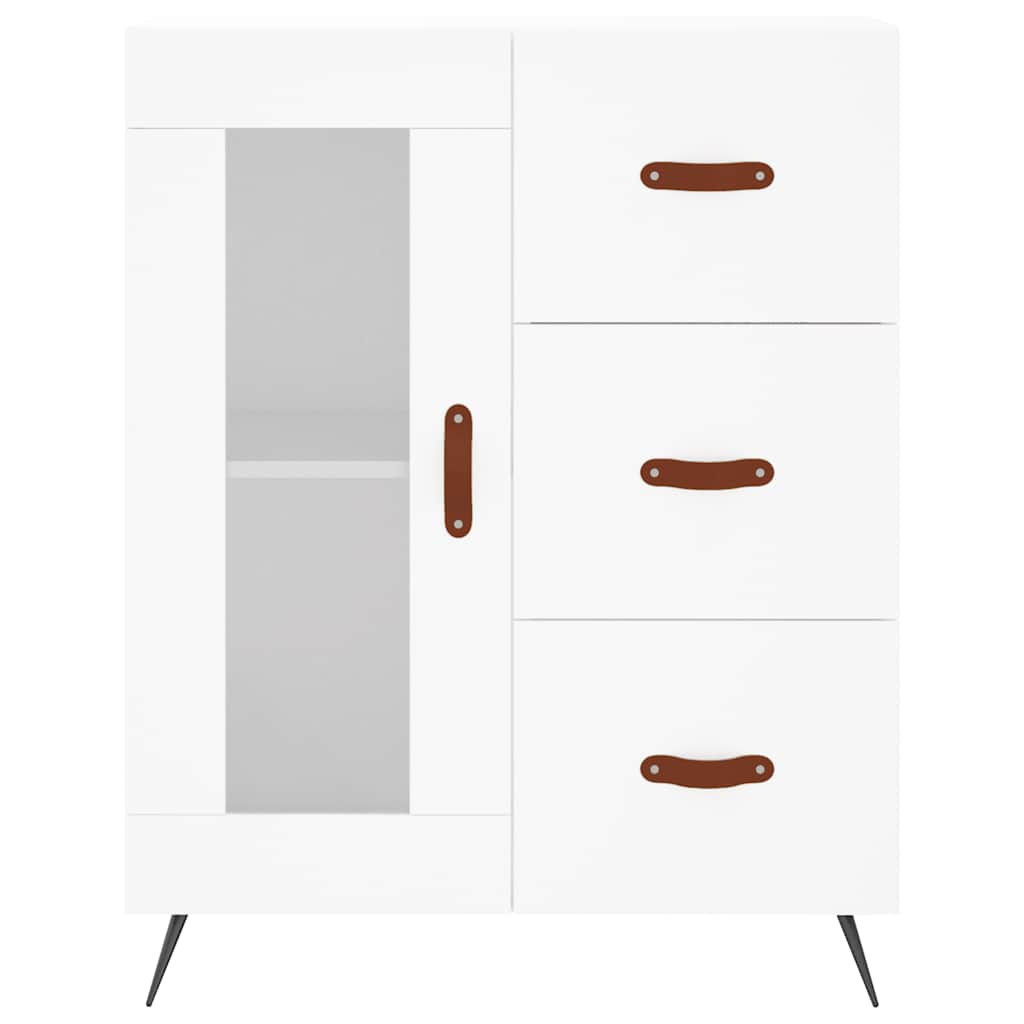 Sideboard 69,5x34x90 cm Engineered Wood White