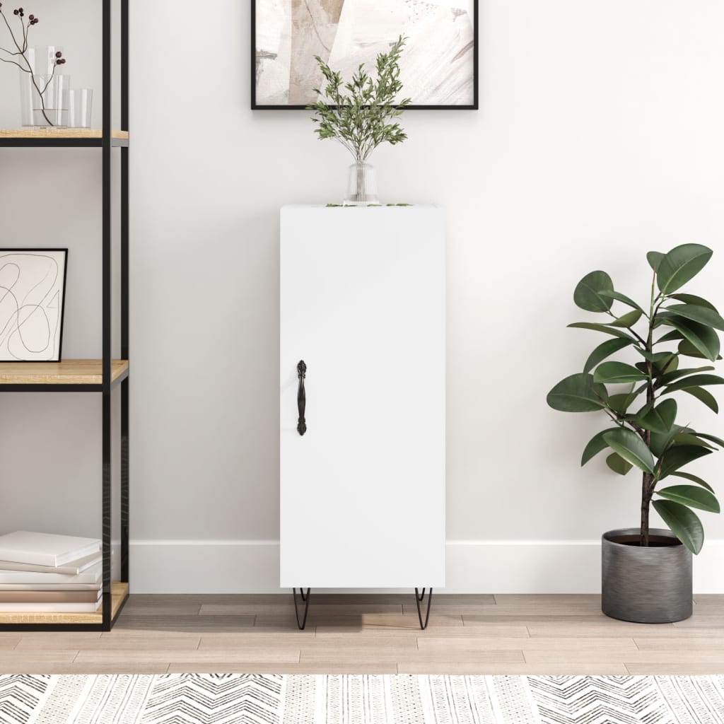 Sideboard 34,5x34x90 cm Engineered Wood White