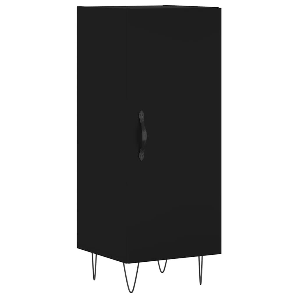 Sideboard 34,5x34x90 cm Engineered Wood Black