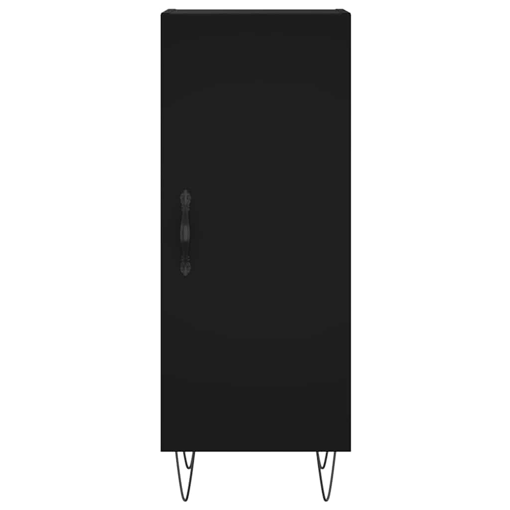 Sideboard 34,5x34x90 cm Engineered Wood Black