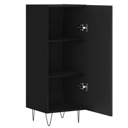 Sideboard 34,5x34x90 cm Engineered Wood Black
