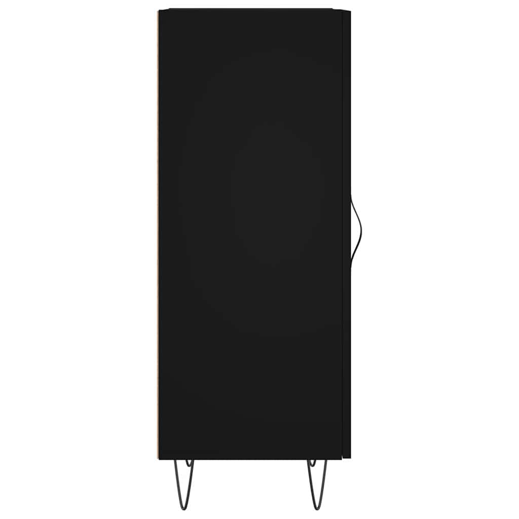 Sideboard 34,5x34x90 cm Engineered Wood Black
