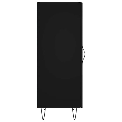 Sideboard 34,5x34x90 cm Engineered Wood Black
