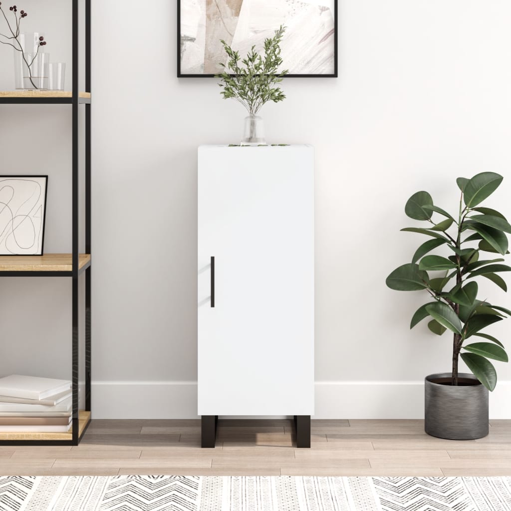 Sideboard 34,5x34x90 cm Engineered Wood White