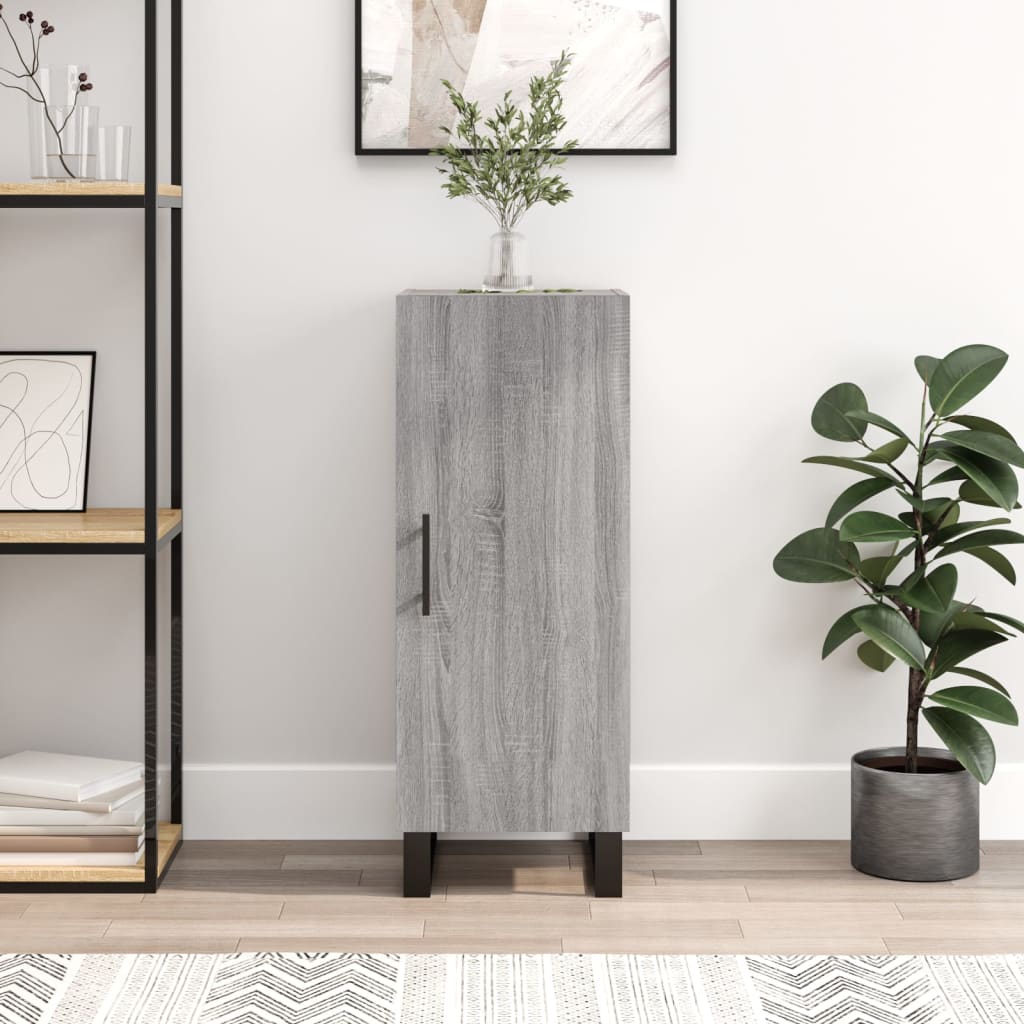Sideboard 34,5x34x90 cm Engineered Wood Grey sonoma