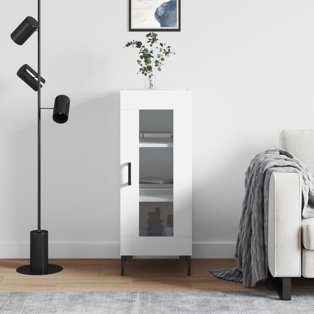 Sideboard 34,5x34x90 cm Engineered Wood White