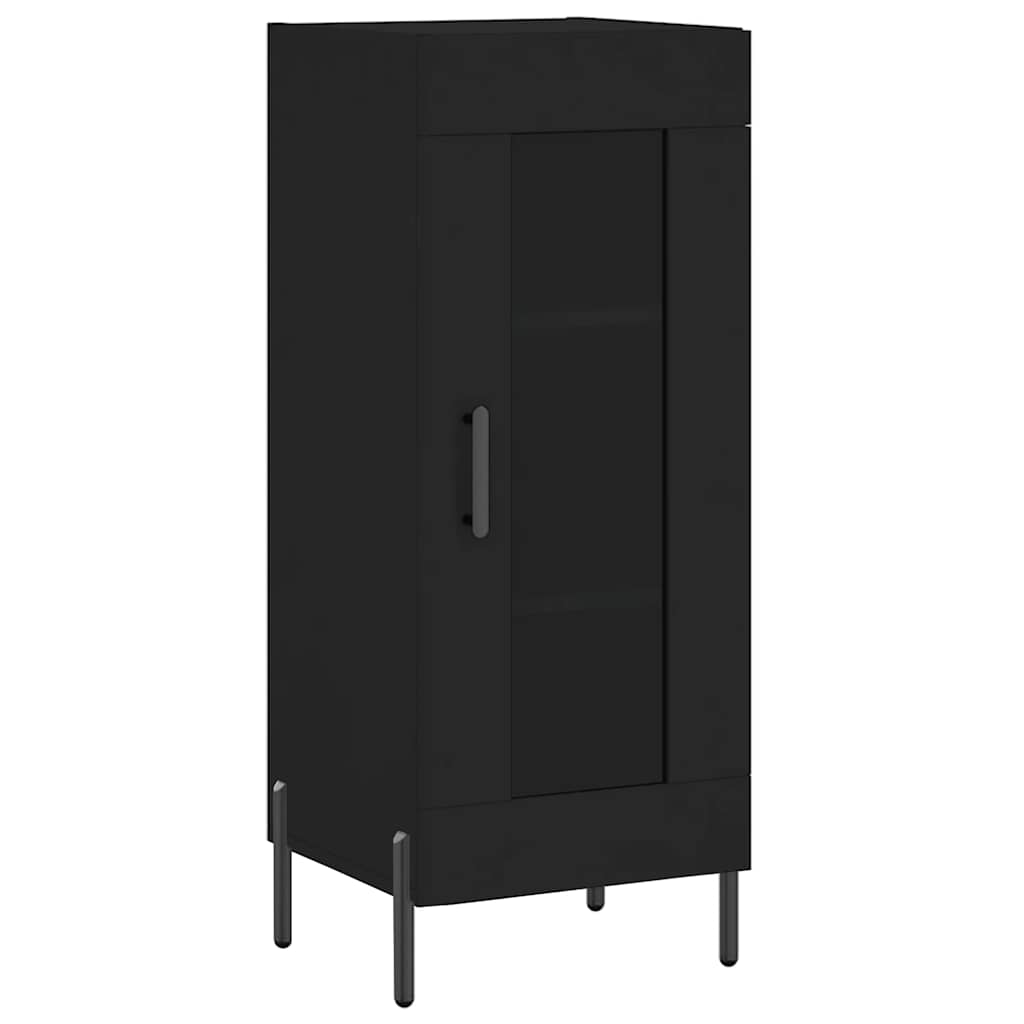 Sideboard 34,5x34x90 cm Engineered Wood Black
