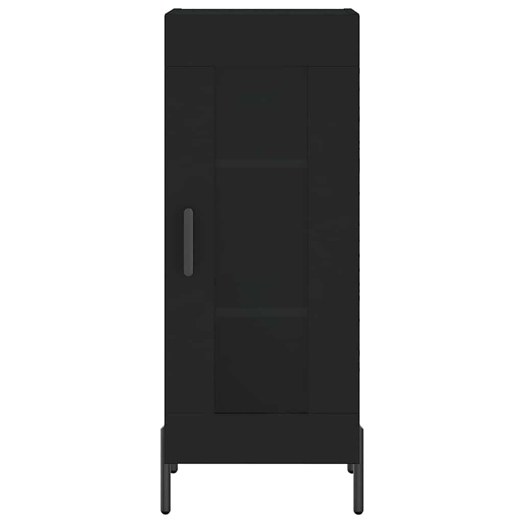 Sideboard 34,5x34x90 cm Engineered Wood Black