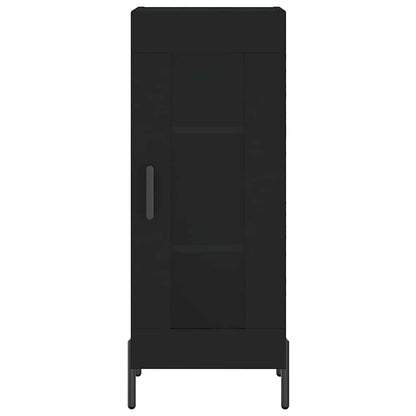 Sideboard 34,5x34x90 cm Engineered Wood Black