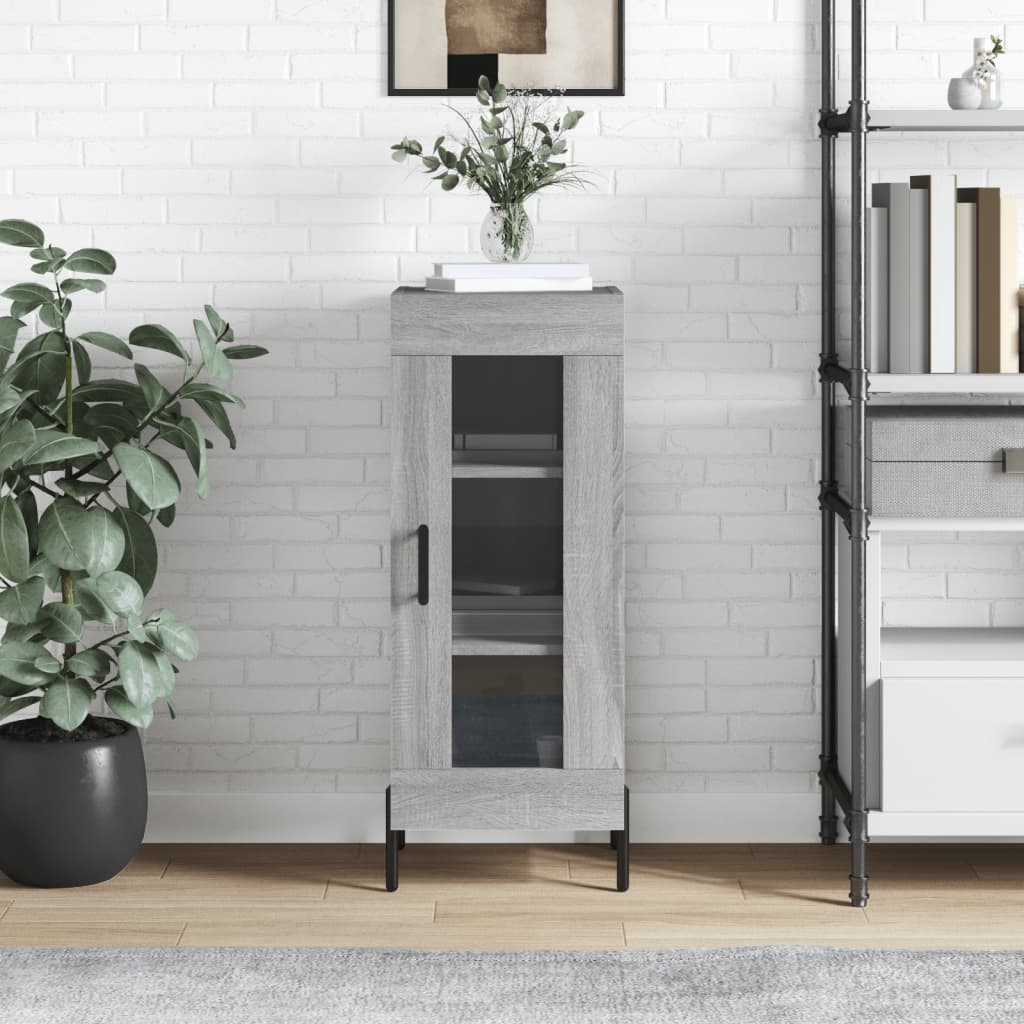 Sideboard 34,5x34x90 cm Engineered Wood Grey sonoma