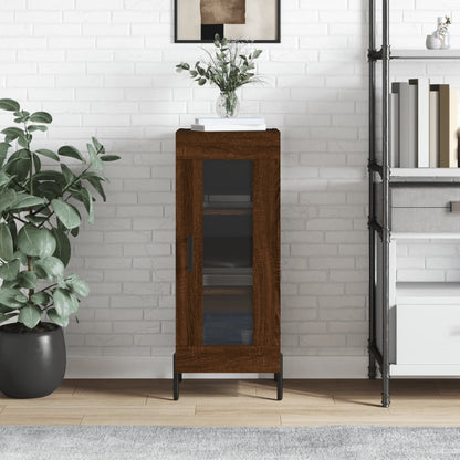 Sideboard 34,5x34x90 cm Engineered Wood Brown oak