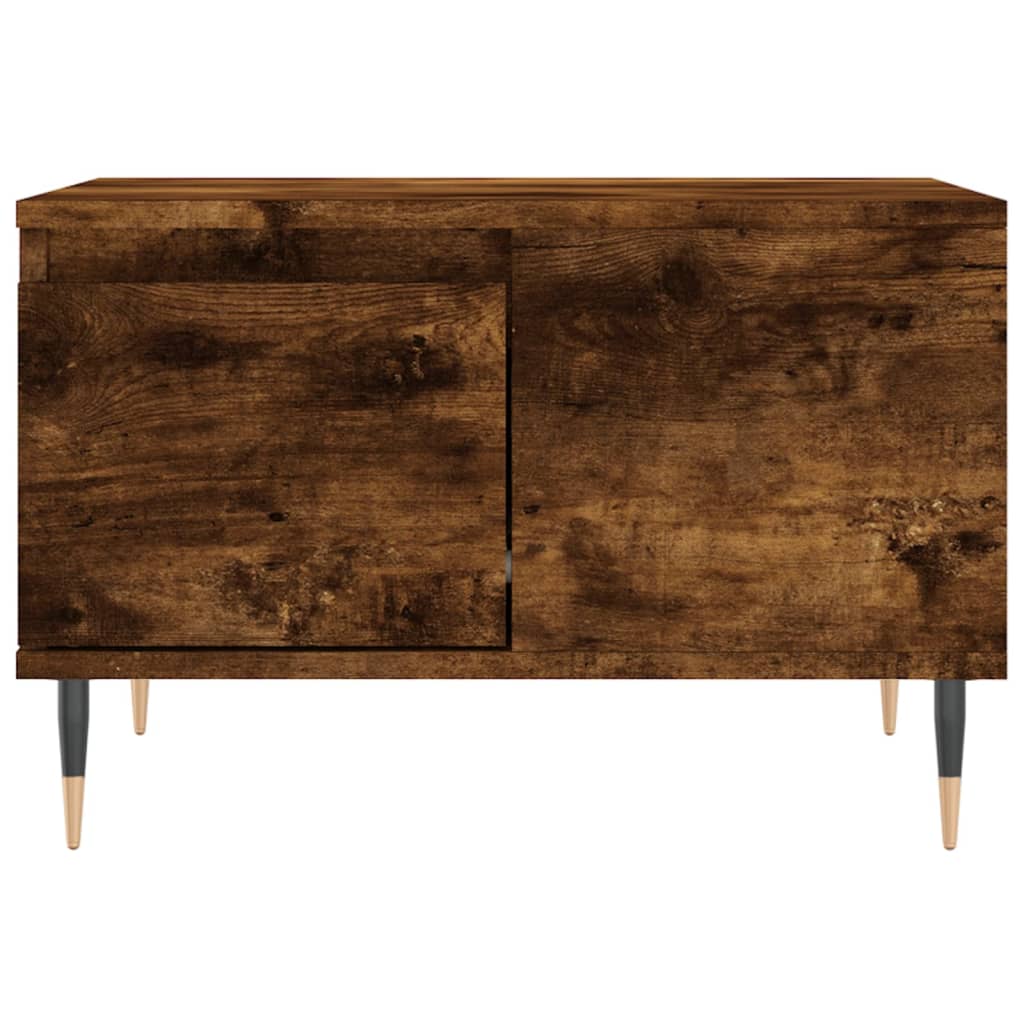 Coffee Table 55x55x36,5 cm Engineered Wood Smoked oak