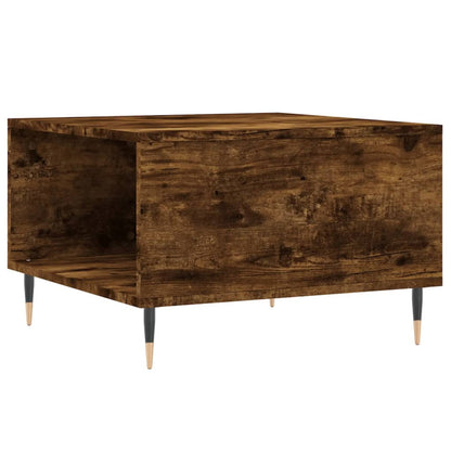 Coffee Table 55x55x36,5 cm Engineered Wood Smoked oak