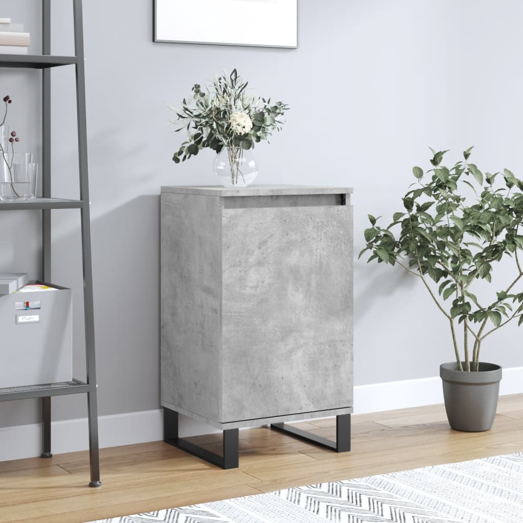 Sideboards 40x35x70 cm Engineered Wood Concrete grey 1