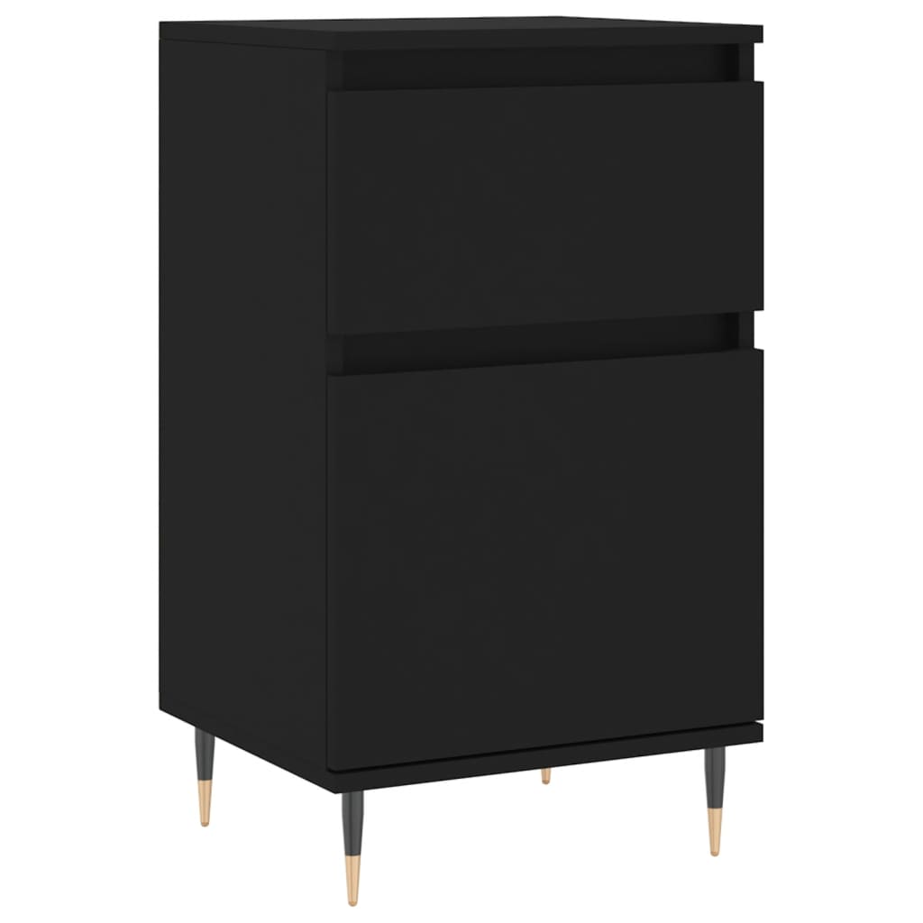 Sideboards 40x35x70 cm Engineered Wood Black 2