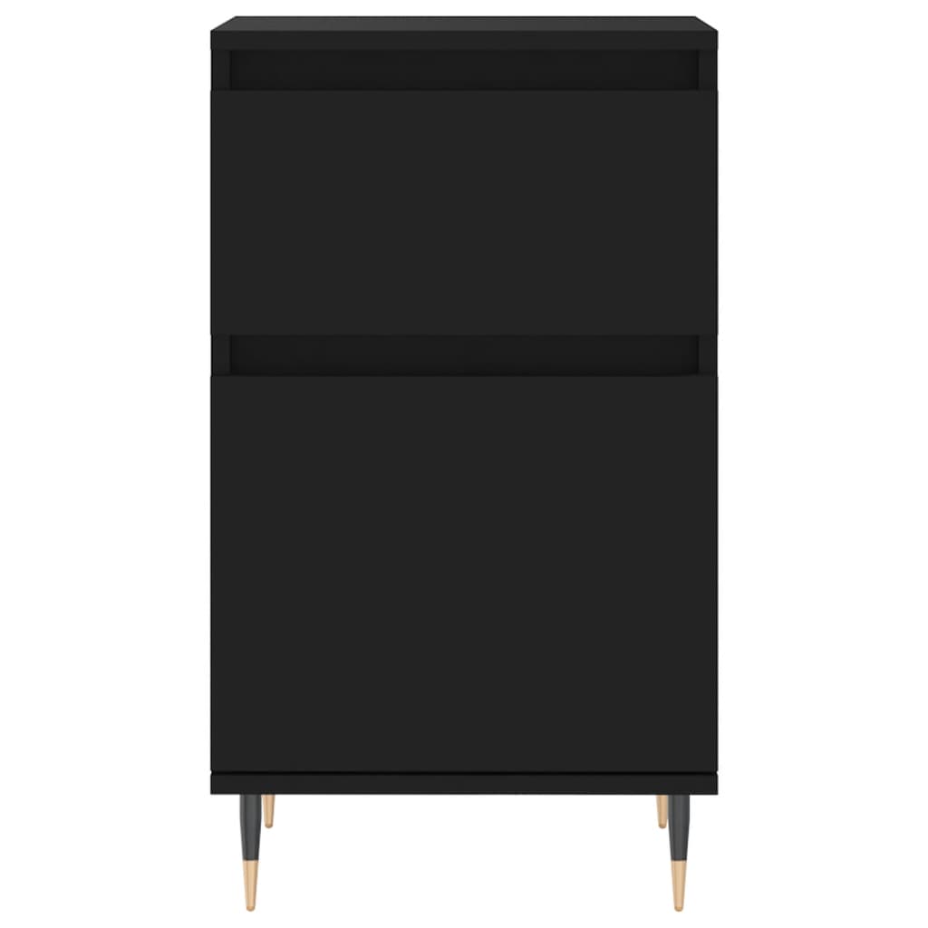 Sideboards 40x35x70 cm Engineered Wood Black 2