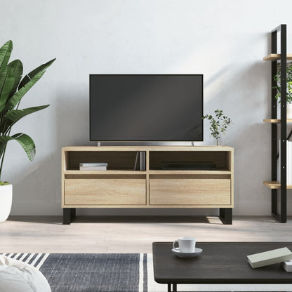 TV Cabinet 100x34,5x44,5 cm Engineered Wood Sonoma oak