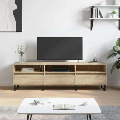TV Cabinet 150x30x44,5 cm Engineered Wood Sonoma oak
