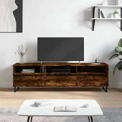 TV Cabinet 150x30x44,5 cm Engineered Wood Smoked oak