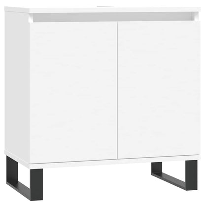 Bathroom Cabinet 58x33x60 cm Engineered Wood White