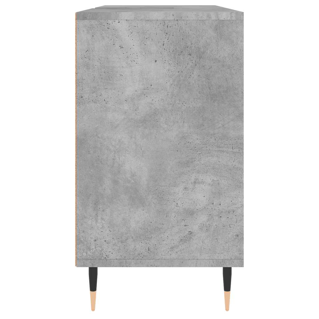 Bathroom Cabinet 80x33x60 cm Engineered Wood Concrete grey