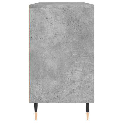 Bathroom Cabinet 80x33x60 cm Engineered Wood Concrete grey