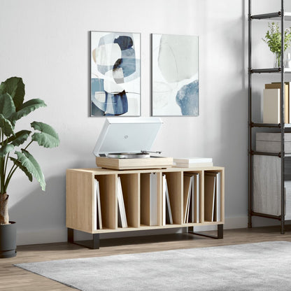 Record Cabinet 100x38x48 cm Engineered Wood Sonoma oak
