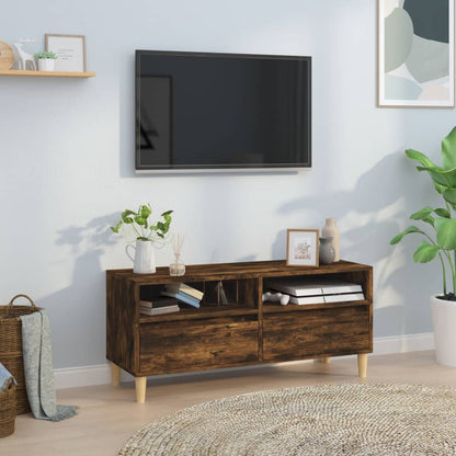 TV Cabinet 150x30x44,5 cm Engineered Wood Smoked oak 100 cm
