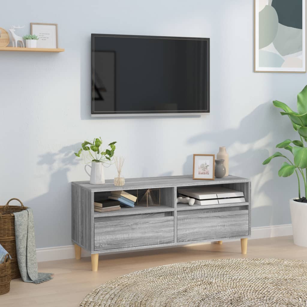 TV Cabinet 150x30x44,5 cm Engineered Wood Grey sonoma 100 cm