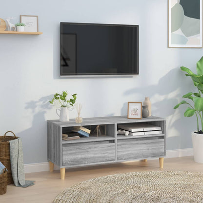 TV Cabinet 150x30x44,5 cm Engineered Wood Grey sonoma 100 cm