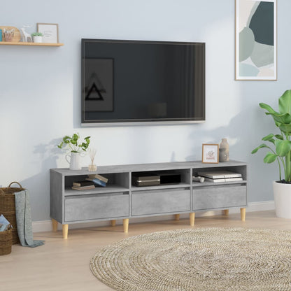 TV Cabinet 150x30x44,5 cm Engineered Wood Concrete grey 150 cm