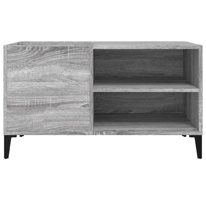 Record Cabinet 84,5x38x48 cm Engineered Wood Grey sonoma 84.5 x 38 x 48 cm