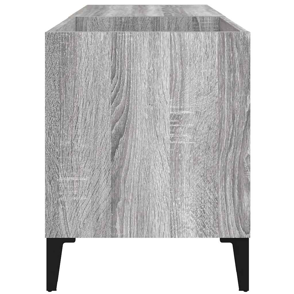Record Cabinet 84,5x38x48 cm Engineered Wood Grey sonoma 84.5 x 38 x 48 cm