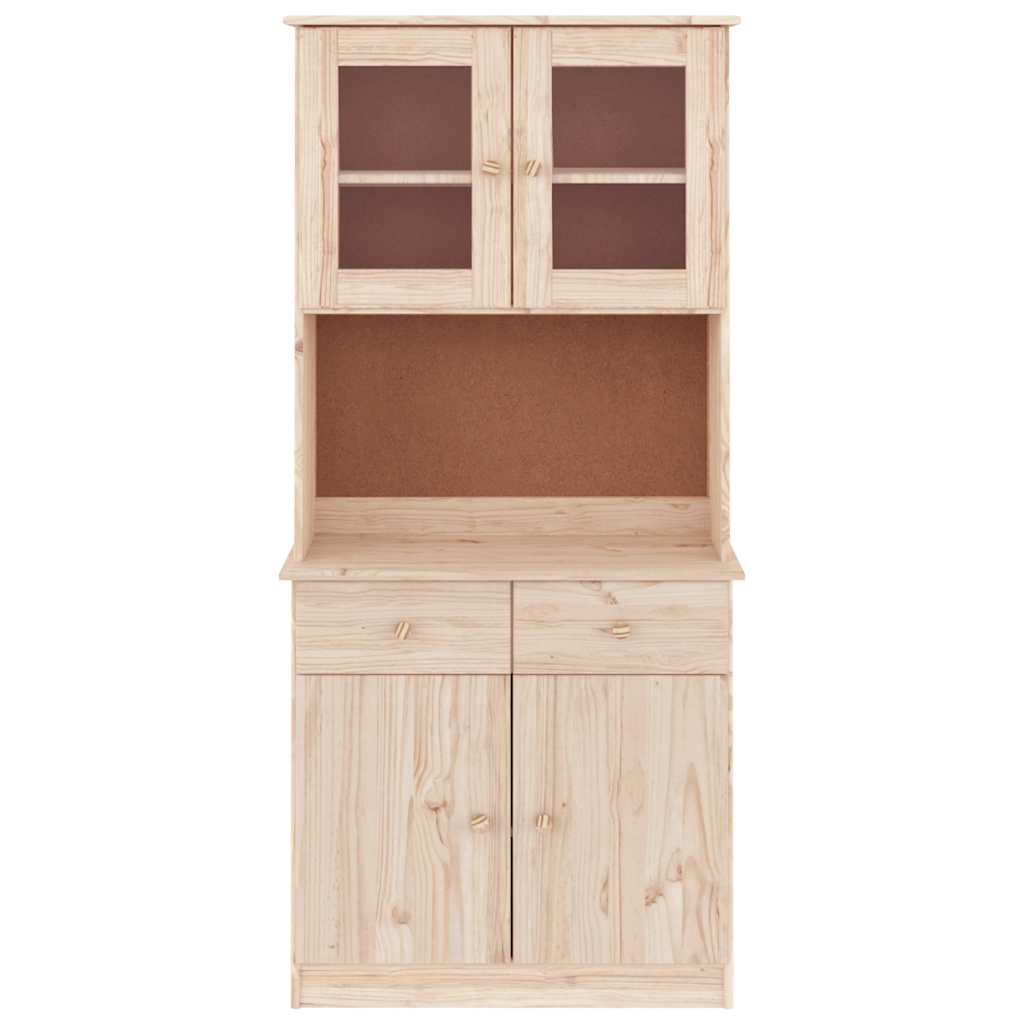 vidaXL Highboard ALTA 77x35x165 cm Solid Wood Pine 3