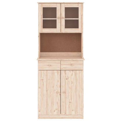vidaXL Highboard ALTA 77x35x188 cm Solid Wood Pine 3