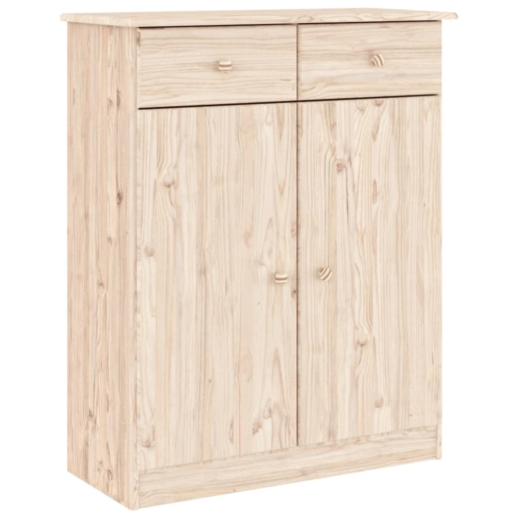 vidaXL Highboard ALTA 77x35x188 cm Solid Wood Pine 6