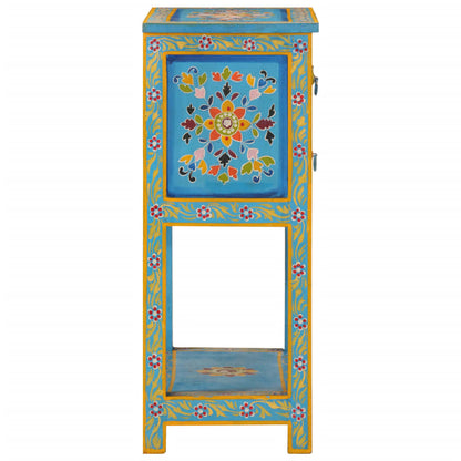 vidaXL Sideboard Turquoise 55x30x76 cm Solid Wood Mango 5