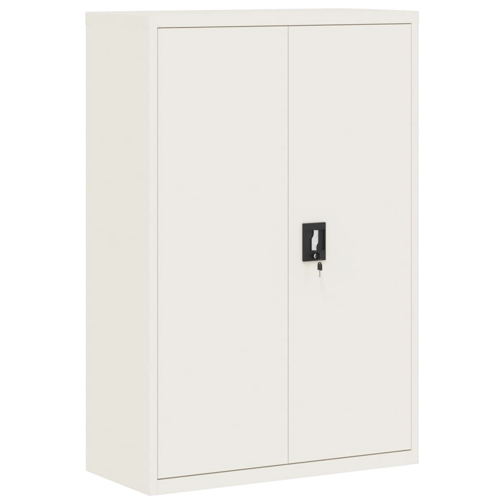vidaXL File Cabinet White 90x40x140 cm Steel 2