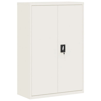 vidaXL File Cabinet White 90x40x140 cm Steel 2