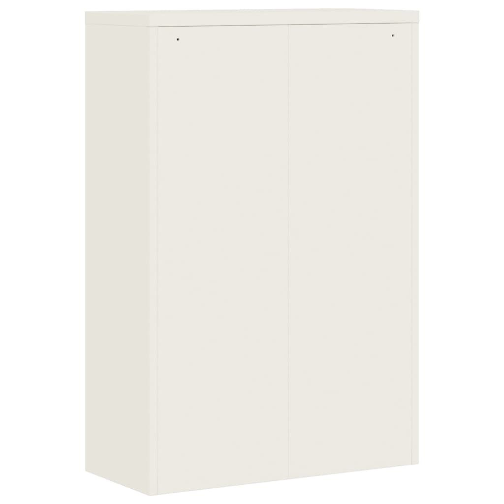 vidaXL File Cabinet White 90x40x140 cm Steel 5