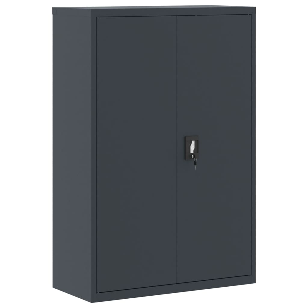 vidaXL File Cabinet Anthracite 90x40x140 cm Steel 2