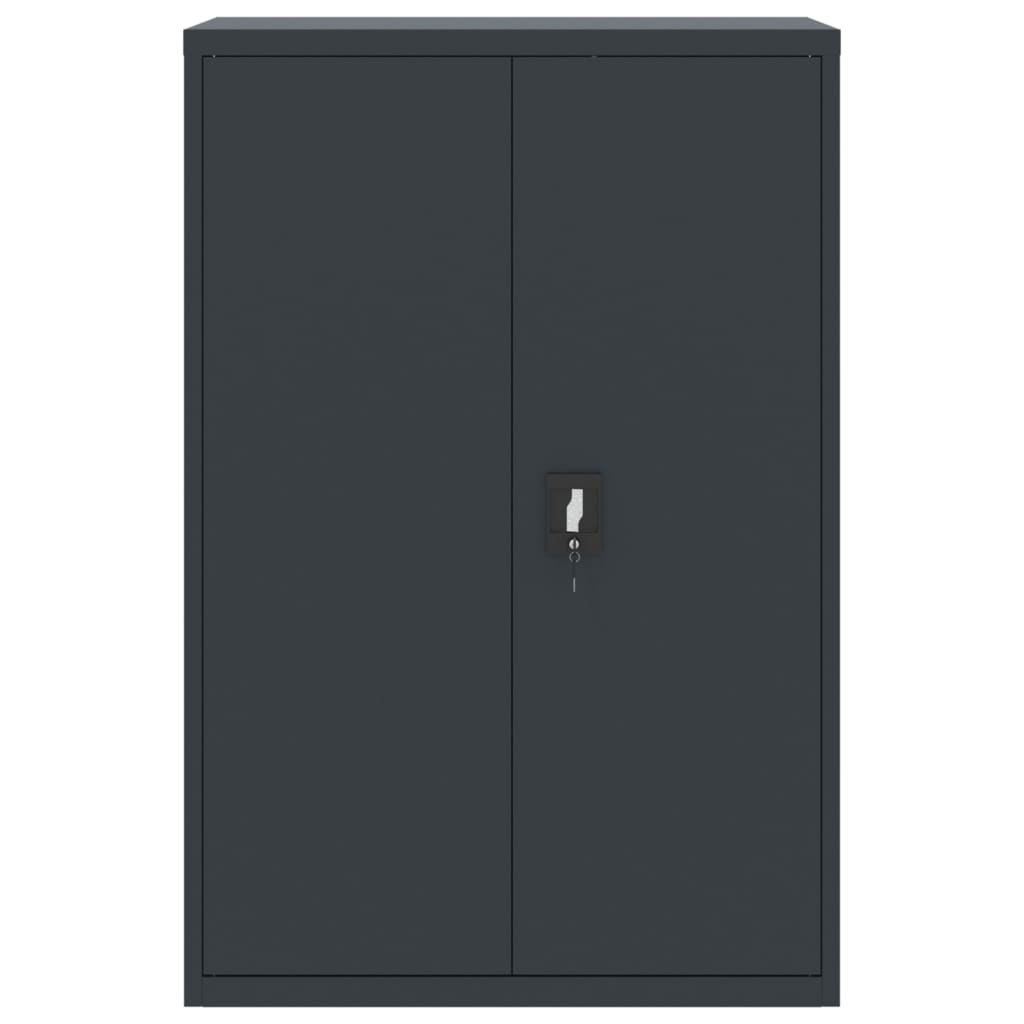vidaXL File Cabinet Anthracite 90x40x140 cm Steel 3
