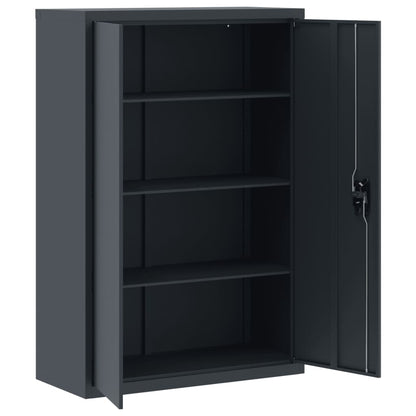 vidaXL File Cabinet Anthracite 90x40x140 cm Steel 4