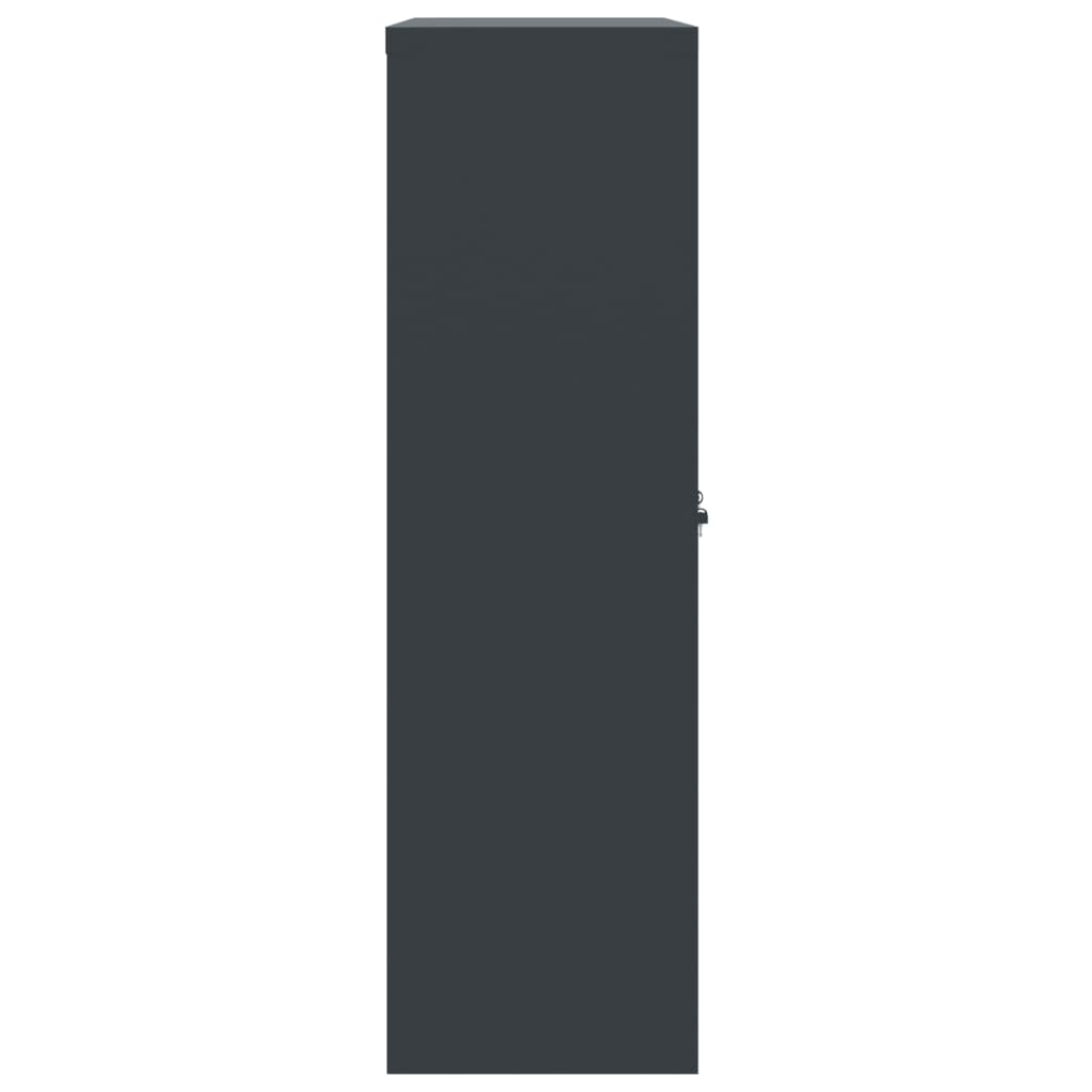 vidaXL File Cabinet Anthracite 90x40x140 cm Steel 6